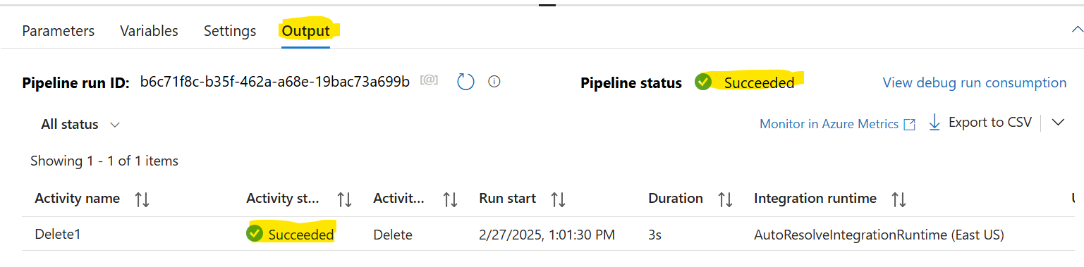 pipeline configurations